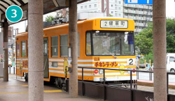 JR熊本駅からの道順（3）